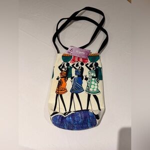 Bespoke Artistic Multicolor Crossbody Bag